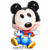 foil balloons Baby Boy air Balloons 1th baby stroller ball for girl Birthday inflatable Party Decorations Kids cartoon hat