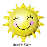 foil balloons Baby Boy air Balloons 1th baby stroller ball for girl Birthday inflatable Party Decorations Kids cartoon hat
