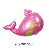 foil balloons Baby Boy air Balloons 1th baby stroller ball for girl Birthday inflatable Party Decorations Kids cartoon hat