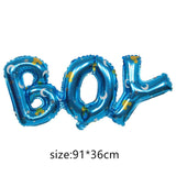 foil balloons Baby Boy air Balloons 1th baby stroller ball for girl Birthday inflatable Party Decorations Kids cartoon hat