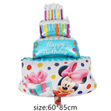 foil balloons Baby Boy air Balloons 1th baby stroller ball for girl Birthday inflatable Party Decorations Kids cartoon hat