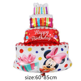 foil balloons Baby Boy air Balloons 1th baby stroller ball for girl Birthday inflatable Party Decorations Kids cartoon hat
