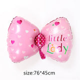 foil balloons Baby Boy air Balloons 1th baby stroller ball for girl Birthday inflatable Party Decorations Kids cartoon hat