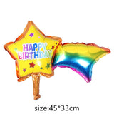 foil balloons Baby Boy air Balloons 1th baby stroller ball for girl Birthday inflatable Party Decorations Kids cartoon hat