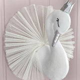 Baby Girl Room Decor Plush Animal Head Swan Wall Home Decoration Baby Stuffed Toys Girls Bedroom Accessories Kids Child Gift