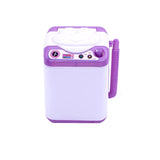 Mini makeup brush cleaning pink washing machine toys pretend play kids toys children Furniture Toys Children's day gift